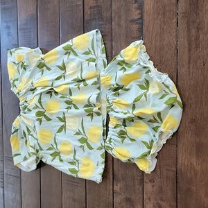 Lemon two piece outfit